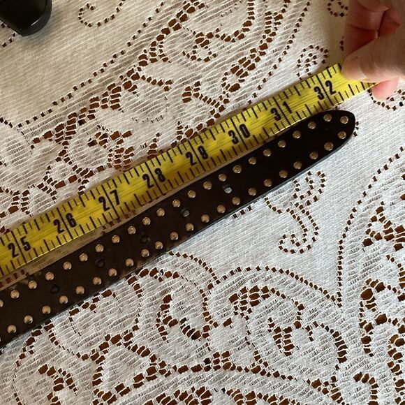 Stylish Black and Silver Women's Belt - Picture 6 of 13